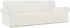 Easy-Going Stretch 4 Seater Sofa Slipcover 1-Piece Sofa Cover Furniture - Image 9