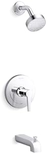 Kohler K-TS97074-4Y-CP Pitch Rite-Temp Bath and Shower Trim Kit, 2.5 GPM, Polished Chrome