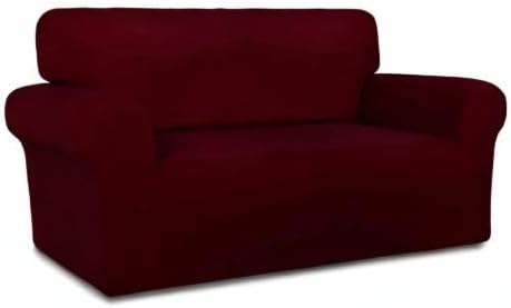 PureFit Super Stretch Sofa Slipcover – Spandex Non Slip Soft Couch Sofa Cover - Image 8