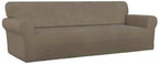 PureFit Super Stretch 4 Seater Sofa Slipcover – Spandex Non Slip Soft Couch - Image 8