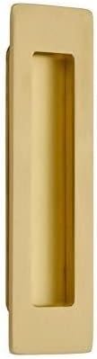 Emtek, Modern Rectangular, Flush Pull, 1-3/4" x 4", Satin Brass