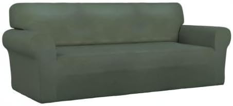 PureFit Super Stretch Sofa Slipcover – Spandex Non Slip Soft Couch Sofa Cover - Image 8