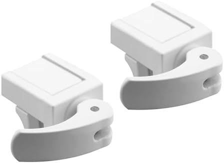 Prime-Line Sliding Window Lock for Vinyl Windows, White