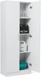 Amazon Basics Storage Cabinet for Kitchen Pantry, White