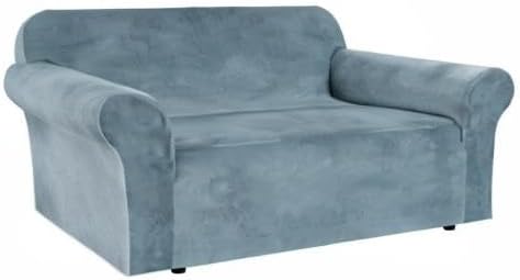 H.VERSAILTEX Stretch Velvet Loveseat Covers - Image 8