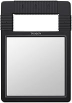 TASALON Unbreakable Handheld Mirror with Silicone Handle, Black