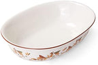 Pfaltzgraff Autumn Berry Oval Vegetable Bowl, white, 11 inches