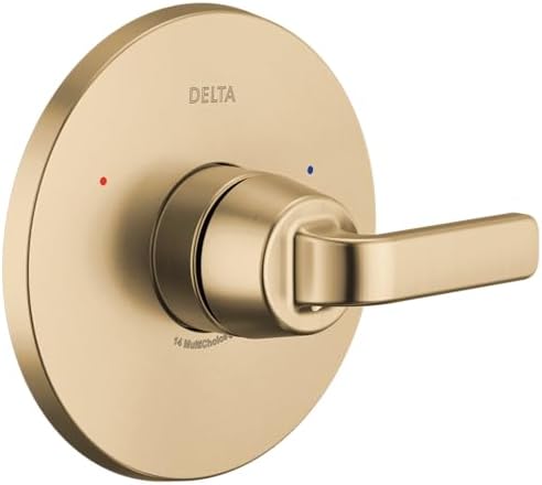 Delta Lineax 14 Series Single-Function Valve Trim Kit, Chrome Handle Set for Shower Faucet System, Chrome T14062 (Valve Not Included)