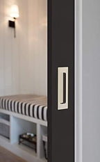 Emtek, Modern Rectangular, Flush Pull, 1-3/4" x 4", Satin Brass