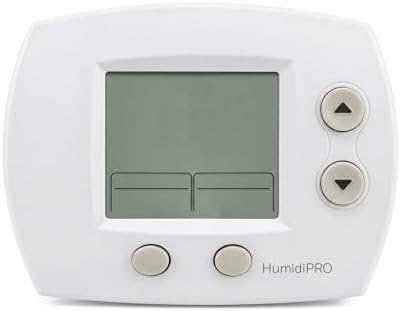 TH6062 Programmable Digital Humidity Controller with Automatic Window Frost Protection, Manual and Dehumidify Modes, for Whole-Home Humidifier or Dehumidifier, Backlit Display