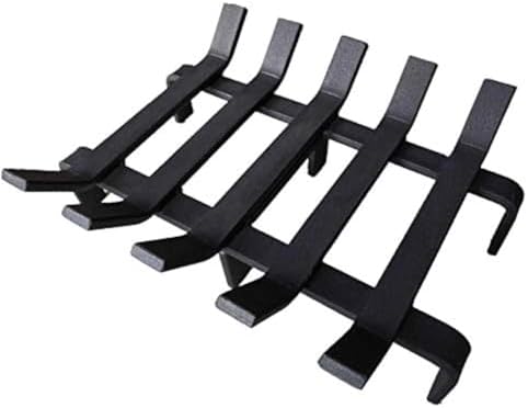 Fireplace Log Grate Heavy Duty Solid Steel Fire Place Wood Stove Firewood Holder 13 x 10 x 4 Inch