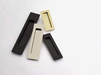 Emtek, Modern Rectangular, Flush Pull, 1-3/4" x 4", Satin Brass
