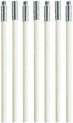 Dryer Vent Cleaner Kit: Dryer Vent Cleaning Rods as Accessories, Only Rods Not Including Brush Head,Extends to Your Require Size (18)