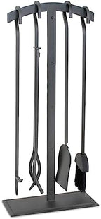 Pilgrim Home and Hearth 18089 Shadow Iron Fireplace Tool Set, Natural Iron
