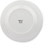 Amazon Basics 18-Piece Complete Kitchen Dinnerware Set, Microwave and Dishwasher Safe, Plates, Dishes, Bowls, Service for 6, Branches
