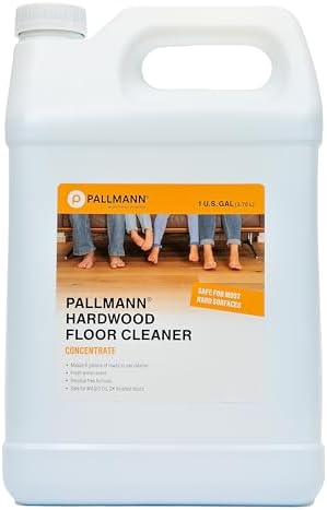 Pallmann Hardwood Floor Cleaner Concentrate - 1 Gallon - Residue Free