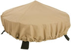 Classic Accessories Terrazzo Water-Resistant 44 Inch Round Fire Pit Cover, Patio Furniture Covers