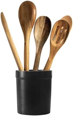 Fox Run 3951 Black Utensil Holder Large