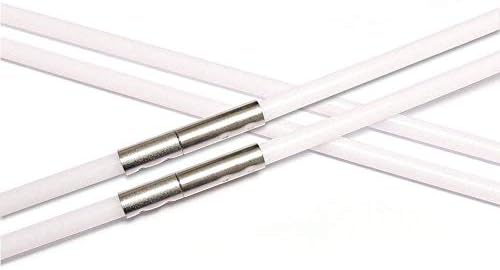 Dryer Vent Cleaner Kit: Dryer Vent Cleaning Rods as Accessories, Only Rods Not Including Brush Head,Extends to Your Require Size (18)