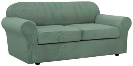 H.VERSAILTEX 3 Piece Stretch Sofa Covers - Image 9