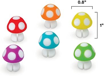 Genuine Fred Tiny Toadstools Drink Markers, 1 inch (5297217)