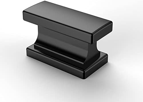 Asidrama 10 Pack Matte Black Kitchen Cabinet Knobs Drawer Cabinet Hardware Zinc Knobs for Dresser Drawers