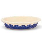 Great Jones 10 inch Baking Ceramic Pie Dish (Blueberry) - Oven Safe 500°F