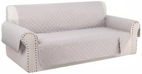 Reversible 4 Seater Sofa Cover 91 Inch Large Couch Cover Furniture Protector - Image 9