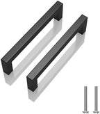 Matte Black 5 Inch Cabinet Handles, 30 Pack Cabinet Pulls