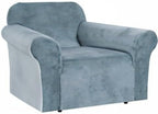 H.VERSAILTEX Stretch Velvet Armchair Cover Couch Covers 1 Cushion Chair - Image 8