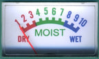 Indoor/Outdoor Moisture Sensor Meter with Full Color Instruction Card, Soil Water Monitor, Plant Care, Garden,Lawn