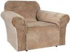 H.VERSAILTEX Stretch Velvet Armchair Cover Couch Covers 1 Cushion Chair - Image 8