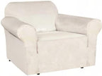 H.VERSAILTEX Stretch Velvet Armchair Cover Couch Covers 1 Cushion Chair - Image 8