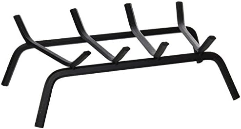 Panacea Products Corp 18" Black Wrought Iron Fireplace Grate 15450Tv