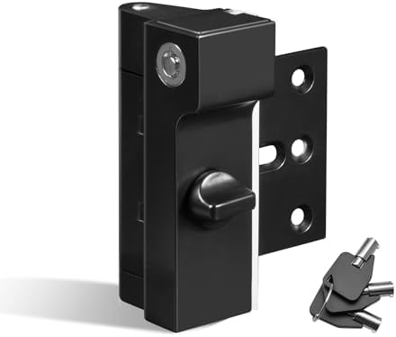Door Reinforcement Lock with Key, Ultra Heavy Duty Version, 1 Pack