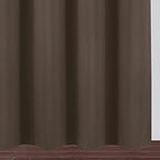 LEMOMO Chocolate Brown Blackout Curtains 38 x 54 Inch Length/Set of 2 Curtain - Image 9