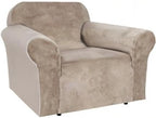 H.VERSAILTEX Stretch Velvet Armchair Cover Couch Covers 1 Cushion Chair - Image 8