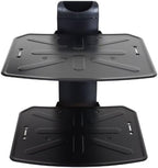 VideoSecu 2 Shelf DVD DVR VCR Wall Mount Bracket Component Shelf for DVD Player DDS Receiver Video Audio Cable Box MDVD04B WP6