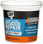 DAP All-Purpose Stucco Patch, White, 32 Oz (7079810504)