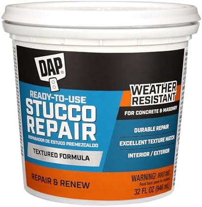 DAP All-Purpose Stucco Patch, White, 32 Oz (7079810504)