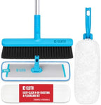 E-Cloth Easy-Click Mop w/ 4 Interchangeable Attachments, 1 Handle + 4 Tools