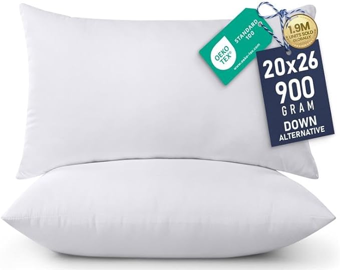 Utopia Bedding 20x26 Pillow Inserts, Sofa & Couch – Soft, Supportive & Fluffy by UTOPIABEDDING