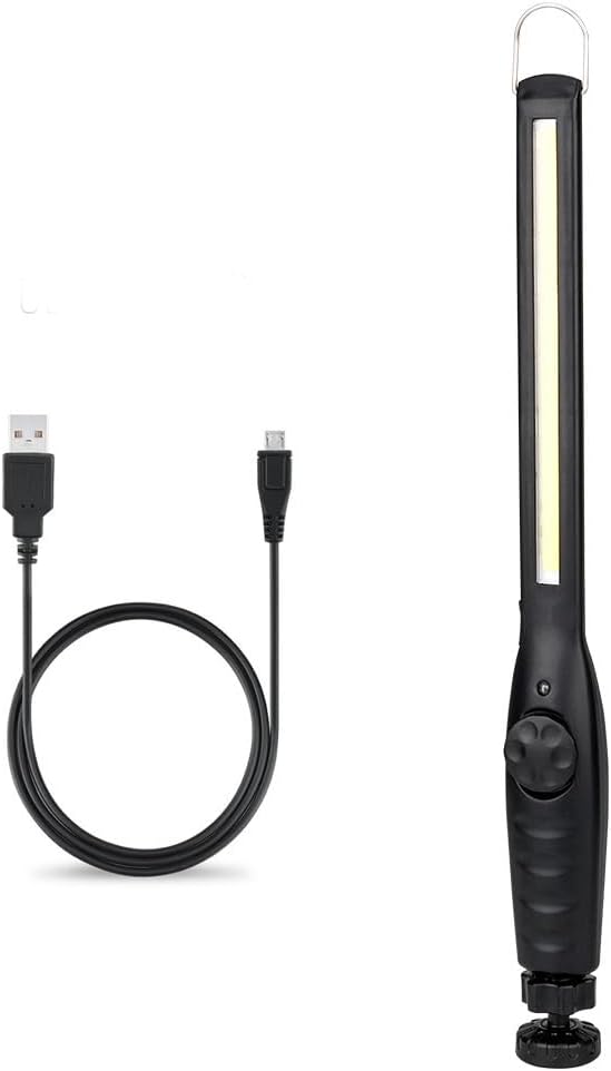LED Work Light, 700 Lumens Rechargeable, Cordless Portable Magnetic COB LED Inspection Light, Suitable for car Maintenance, Home, Garage, Emergency Situations.