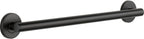 DELTA FAUCET 41824-BL Contemporary Decorative ADA Grab Bar 24 in, Matte Black