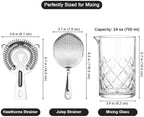 Cocktail Mixing Glass with Strainers Set