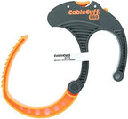 PRO (4 Pack: 4x Large 3 Inch Diameter) Adjustable, Reusable, Cable Tie Replacements for Extension Cords or Electronics