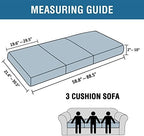 H.VERSAILTEX Super Stretch Individual Seat Cushion Cover Sofa Covers Couch - Image 3