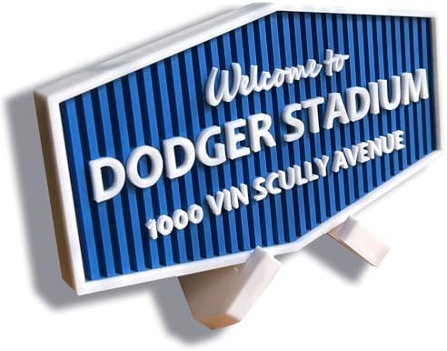Dodger Stadium Sign for Baseball Fan, 3D Decorative Collectible Accessory