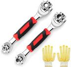 2‑Piece Universal Socket Wrench Set, Multi‑Function Hand Tool