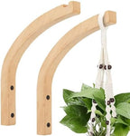 2 Pack 8 Inch Wall Mount Plant Hanging Hooks